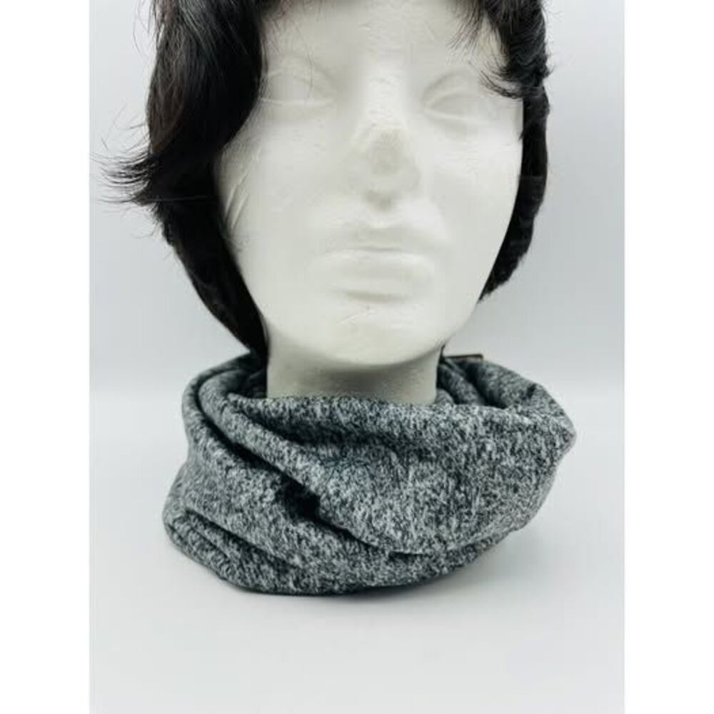 NEW Victoria Secret pink CONVERTIBLE MASK & HEADBAND GRAY HEATHER SCARF